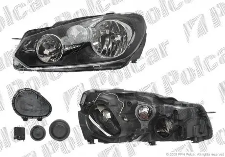 Фара передняя Polcar 951809-E