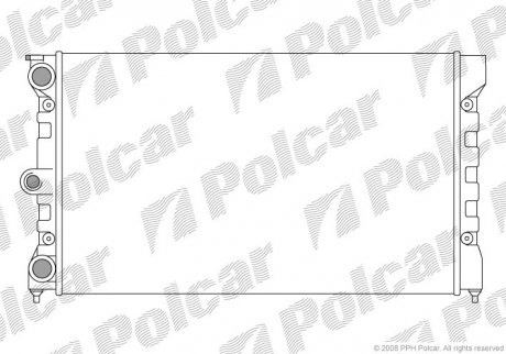 Радиатор охлаждения Polcar 9523082