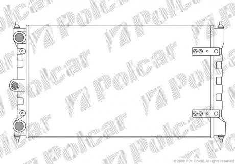 Радиатор охлаждения Polcar 9523083
