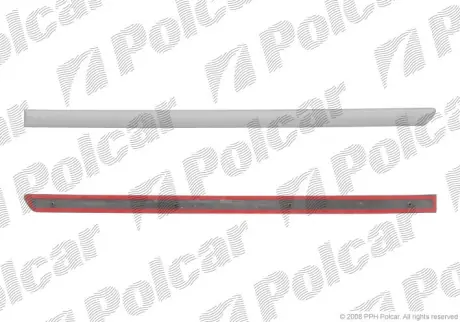 Накладка дверей vw POLO, 94- Polcar 95240045