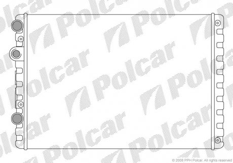 Радиатор охлаждения Polcar 952408A2