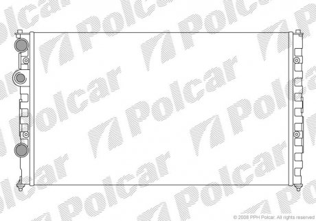 Радиатор охлаждения Polcar 952408A4
