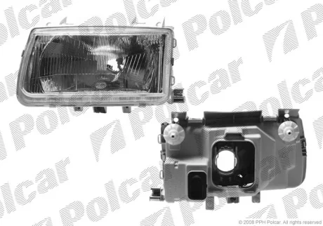 Фара основна | vw POLO, 94- Polcar 9524107E