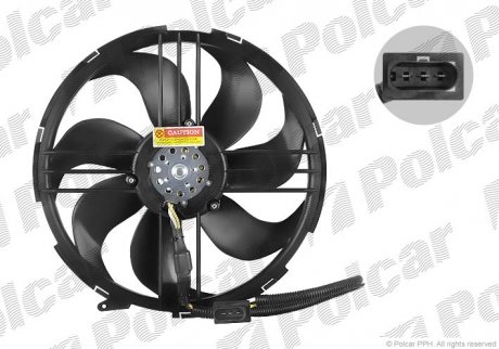 Вентилятор радиатора Polcar 952523W7