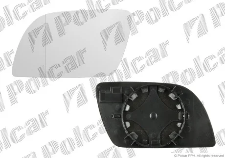 Вставка наружного зеркала левый | VW POLO 02- Polcar 9526543M