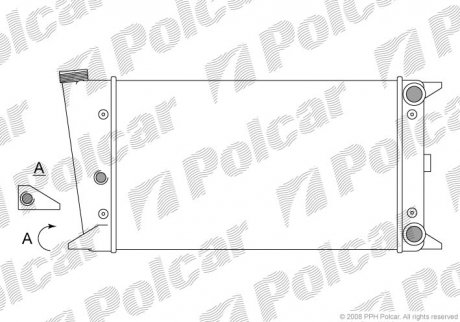 Радиатор охлаждения Polcar 9531086