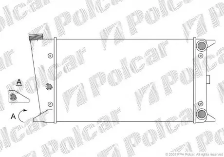 Радіатор охолодження Polcar 9531086