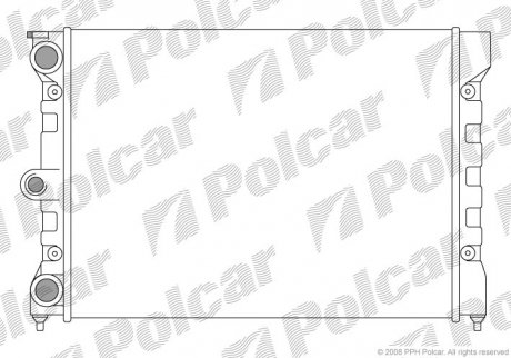 Радиатор Polcar 953408A1