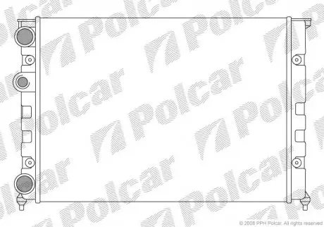 Радиатор охлаждения Polcar 9538081