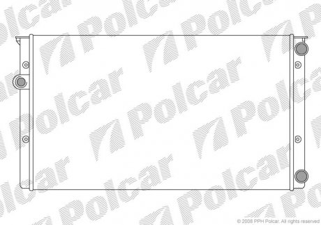 Радиатор охлаждения Polcar 953808A8