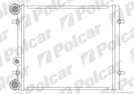Радиатор охлаждения Polcar 9541081