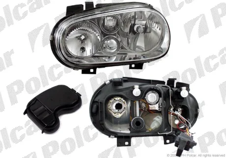 Фара основна | vw GOLF CABRIO, 98- Polcar 9541106E