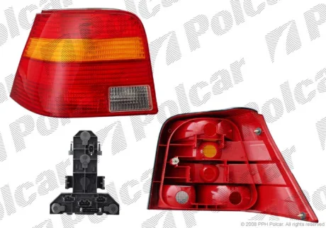 Фонарь задний | vw GOLF IV, 97- Polcar 9541871E