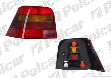 Ліхтар задній | vw GOLF IV, 97- Polcar 954188E