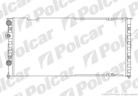 Радиатор охлаждения Polcar 9546085 (фото 1)