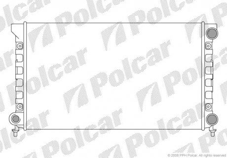 Радиатор охлаждения Polcar 954608A4