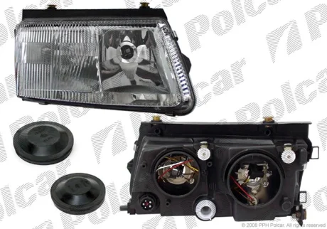 Фара основна | vw PASSAT (B5), 97- Polcar 9548094E
