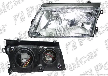 Фара основна | vw PASSAT (B5), 97- Polcar 954809E