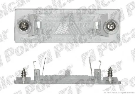 Фара номерного знака Polcar 9549955E