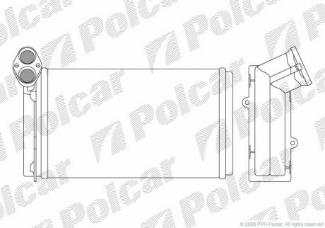 Радіатор охолодження Polcar 9550N83