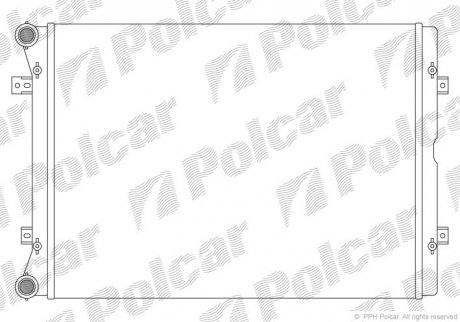 Радіатор охолодження Polcar 9551081 (фото 1)