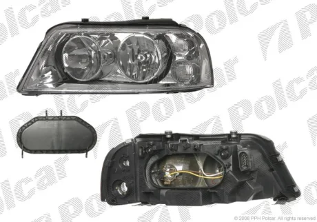 Фара основна | SEAT ALHAMBRA, 01- Polcar 955110E