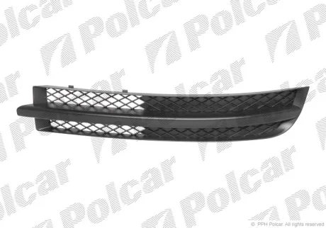 Решітка в бампері правий | vw SHARAN, 01-10 Polcar 9551272X