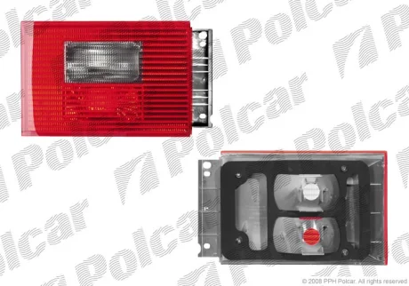 Фонарь задний | vw SHARAN, 01-10 Polcar 9551881H