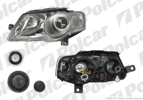 Фара основная | PASSAT,SDN+KOMBI (B6 Polcar 955510V