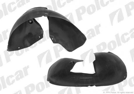 Подкрылок передний правый задняя часть Polcar 9555FP2Q