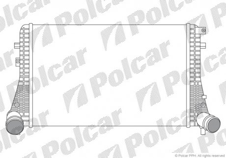 Радіатор повітря (інтеркулер) Polcar 9555J81