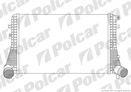 Радіатор повітря (інтеркулер) Polcar 9555J81