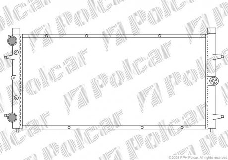 Радиатор охлаждения Polcar 9566082 (фото 1)