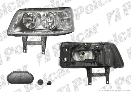 Фара основна | TRANSPORT.(T5),04-09 Polcar 9568091E