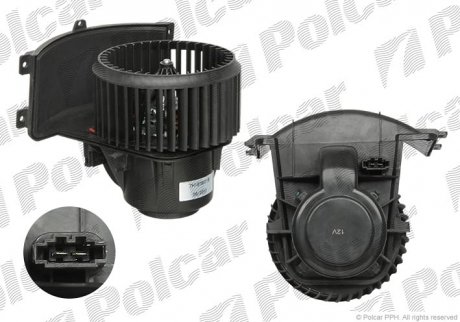 Вентилятор обігрівача салону Polcar 9568NU-1 (фото 1)
