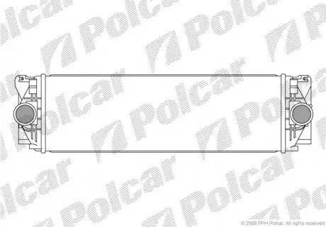 Радиатор воздуха (интеркулер) Polcar 9572J81