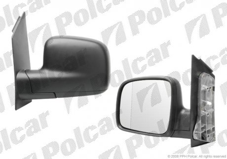 Зеркало левое механическое Polcar 957551-M (фото 1)
