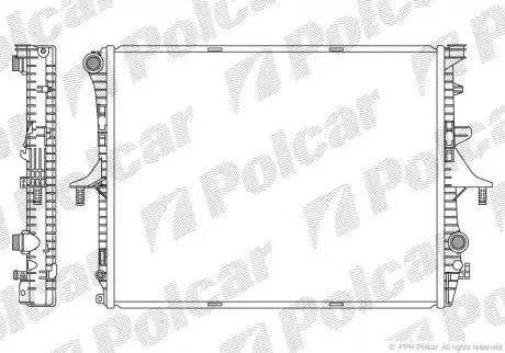 Радиатор охлаждения Polcar 9580083