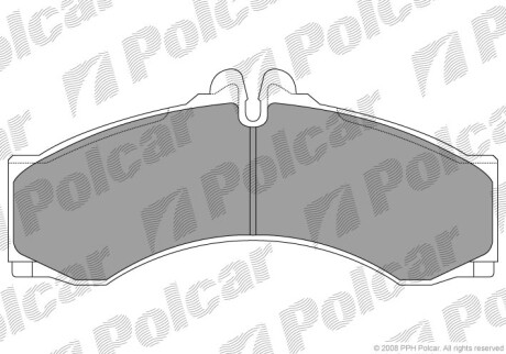 Гальмівні(тормозні) колодки Polcar S702022