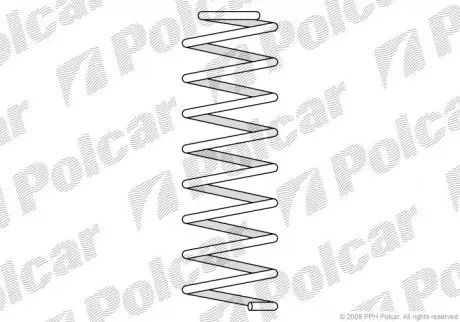 Пружина подвески Polcar ST615016