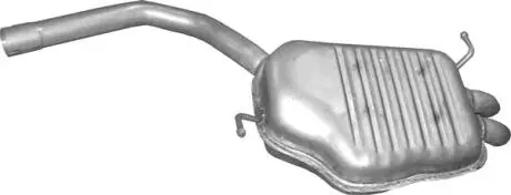 Глушитель выхлопных газов 01.132ALU KOСCOWY AUDI A4 1.9TDI 00-04 SED/KOMBI POLMOSTROW 01132