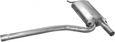 Глушник, алюміній. сталь, середн. частина Audi A4 1.6-1.9TDi 94-09/01 POLMOSTROW 01.15