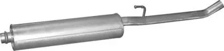 Глушитель, алюм. сталь, середн. часть Citroen C2 1.1 POLMOSTROW 04.271