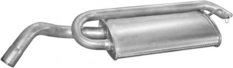Алюм глушник. сталь, задн. частина Ford Escort 1.6i 90- POLMOSTROW 08.41 (фото 1)