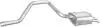 Глушитель Ford Mondeo 1.8TD combi 96 -00 POLMOSTROW 08592 (фото 1)