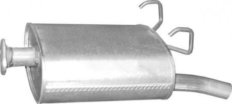 Глушник (задня частина) алюмінійована сталь Honda CR-V 2.0 (97-01) POLMOSTROW 09.06