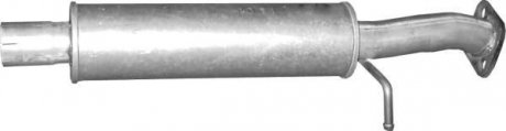 Глушник, алюміній. сталь, середн. частина Hyundai Santa Fe POLMOSTROW 10.11