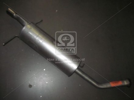 Глушитель (задняя часть) алюминизированная сталь Mazda 626/MX6 91- 1.8, 2.0 (91-97) POLMOSTROW 12.05 (фото 1)