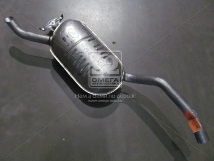 Глушитель (задняя часть) алюминизированная сталь Mercedes W124 E200D, 200D, 250D POLMOSTROW 13.05 (фото 1)