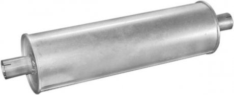 Глушник, алюміній. сталь, задн. частина Mercedes 207D-410D 80-91 POLMOSTROW 13.11 (фото 1)